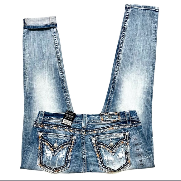 Miss Me Denim - Miss Me Easy Ankle Skinny Jean’s. NWT. Size 31